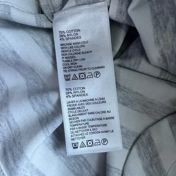 TOMMY BAHAMA Women's Short Sleeve Amira Stripe Short Dress Size M Grey (New) - Picture 6 of 8